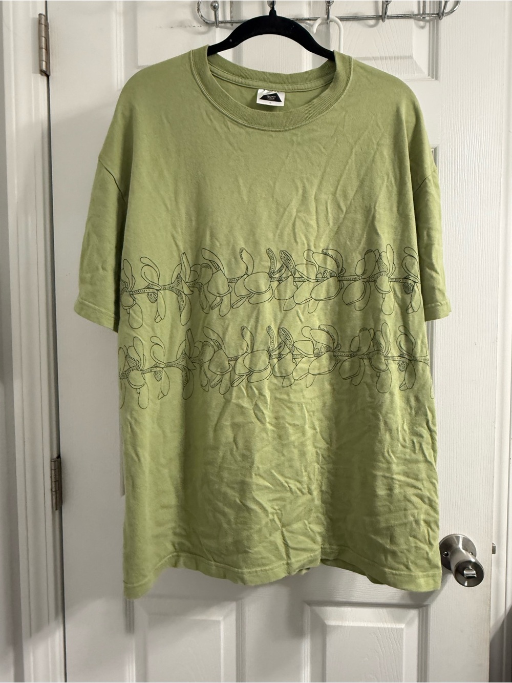 Salvage Public Green Floral-Print Short Sleeve Men’s T-Shirt